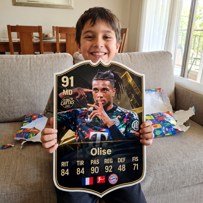 Carta Michael Olise TOTW FC27 de regalo para un niño