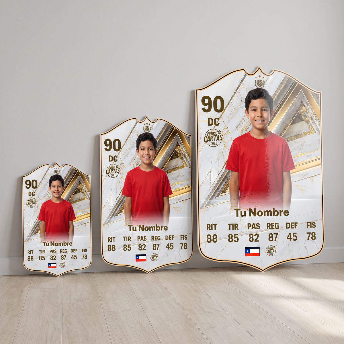 Carta personalizada Icono FC27 en sus tres tamaños