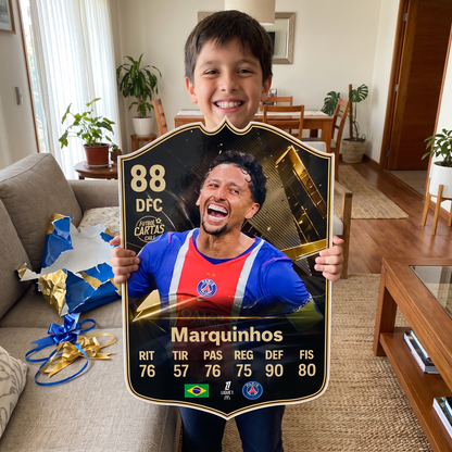 Carta Marquinhos TOTW FC27 de regalo para un niño