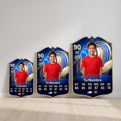 Carta personalizada Team of the Year FC26 en sus tres tamaños