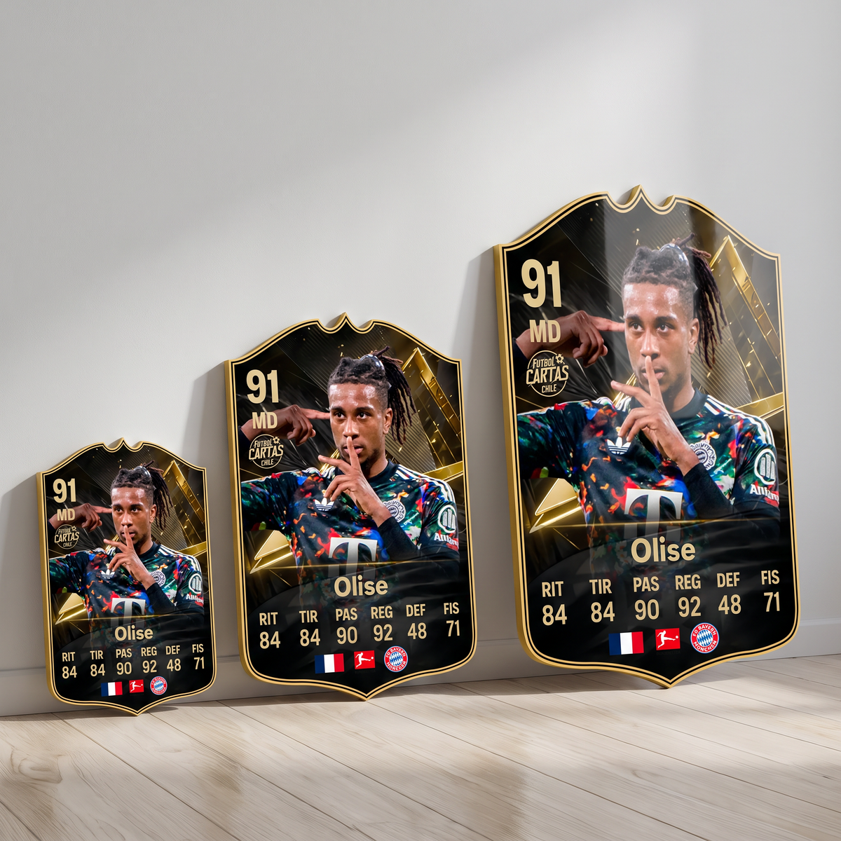 Carta Michael Olise TOTW FC27 en tamaños Cadete, Profesional y Leyenda