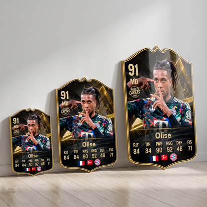 Carta Michael Olise TOTW FC27 en tamaños Cadete, Profesional y Leyenda